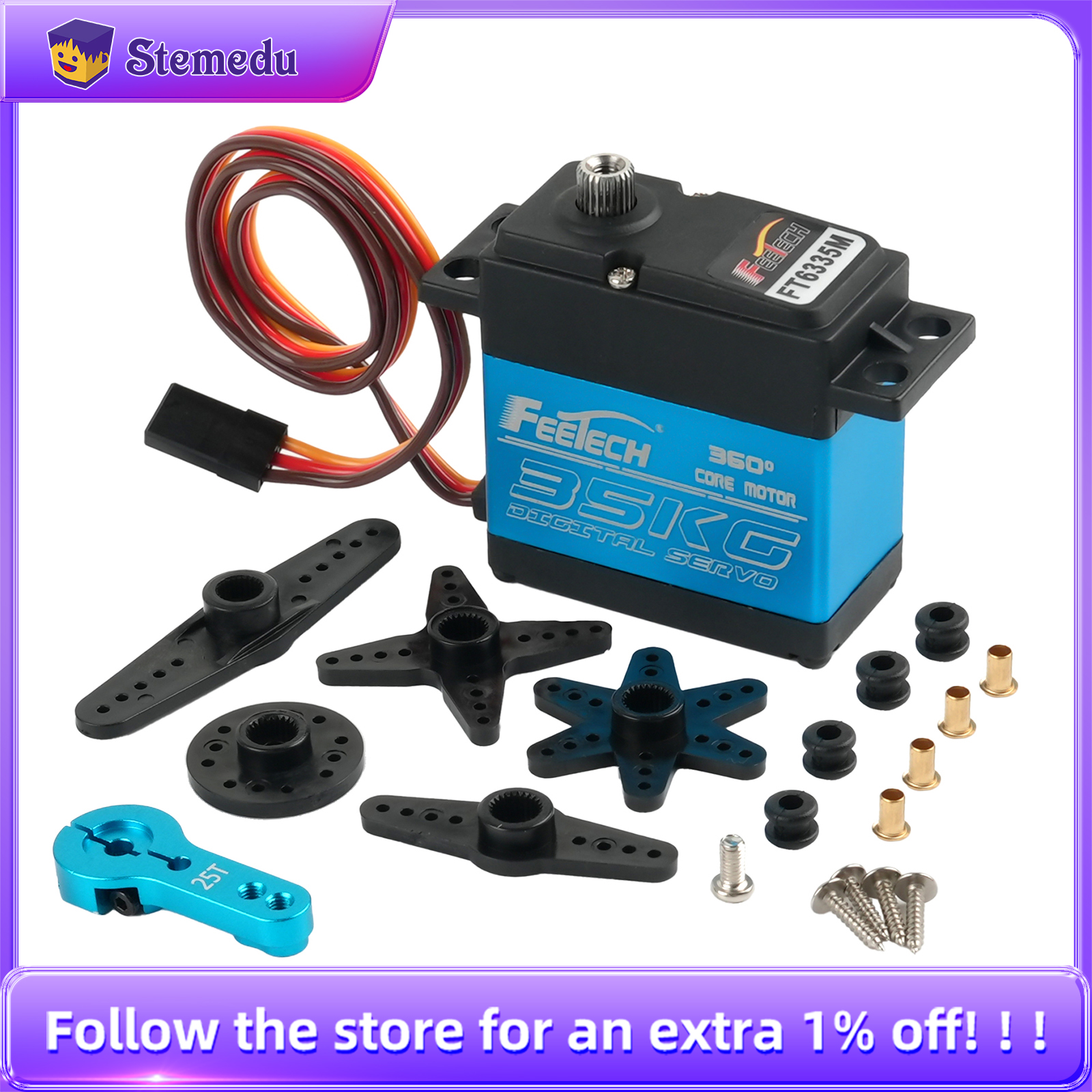 Kids Toys Remote Car - Feetech FT6335M Digital RC Servos Motor