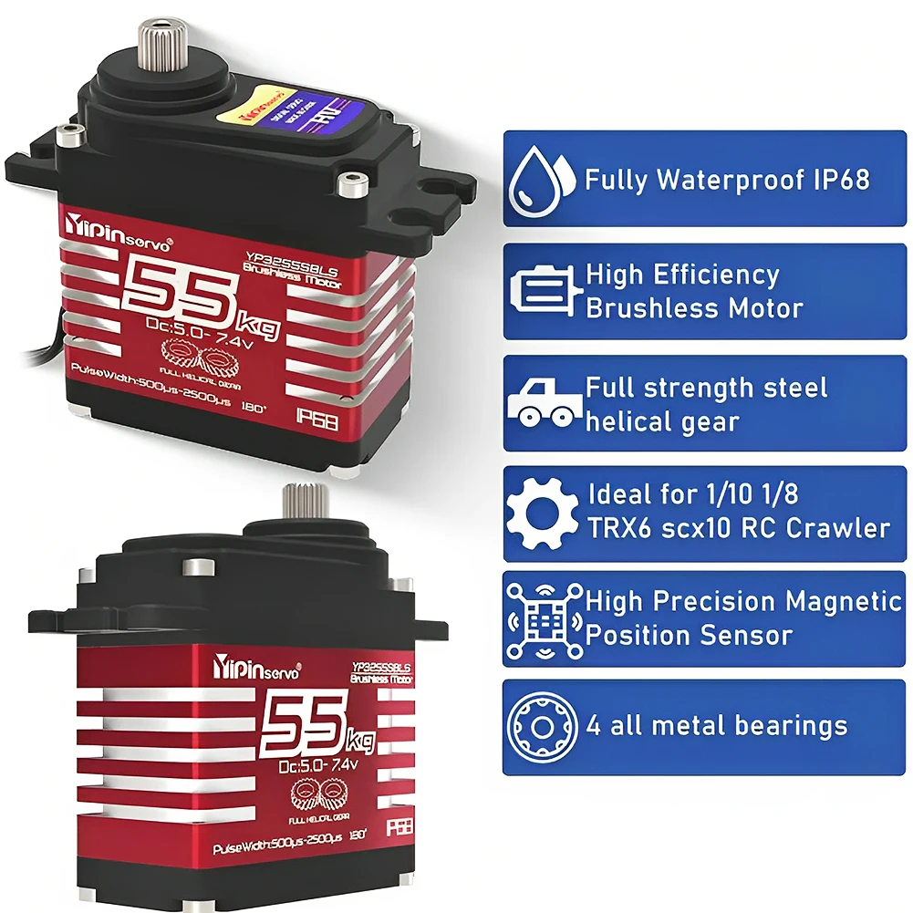 55kg Digital Servo 7.4V 180/27 - Kids Toys Remote Car 评论和价格