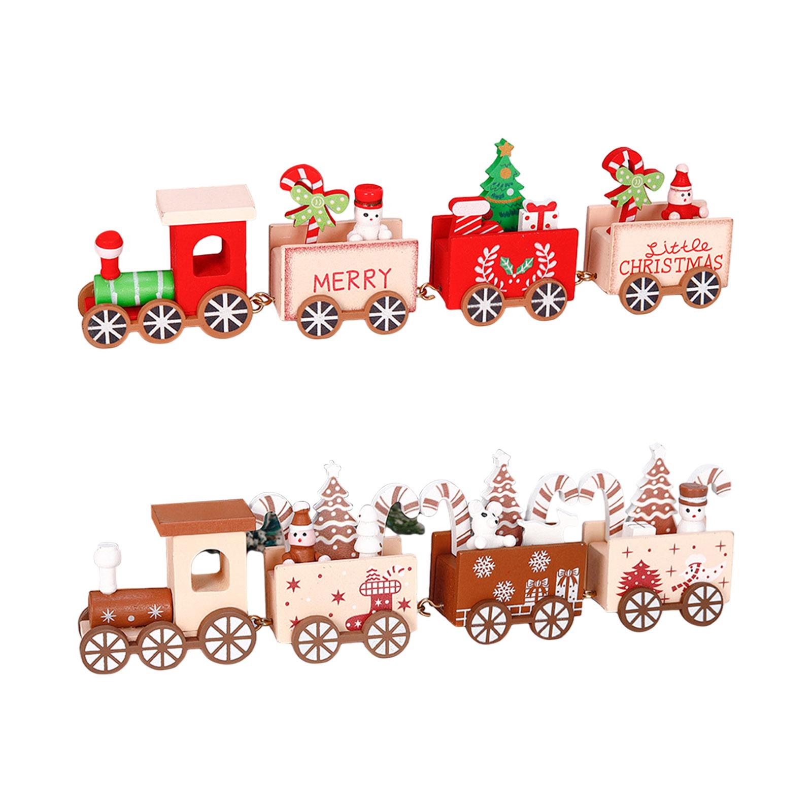 Wooden Train Christmas Ornamen - Top Kids Xmas Toys 评论和价格