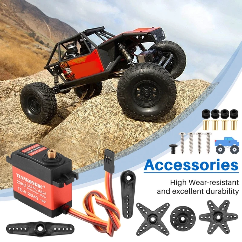 TD-8120MG Waterproof Metal Gea - Kids Toys Remote Car 评论和价格