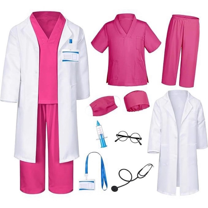 Kids Doctor Nurse Costume Whit - Kids Toys Bag 评论和价格