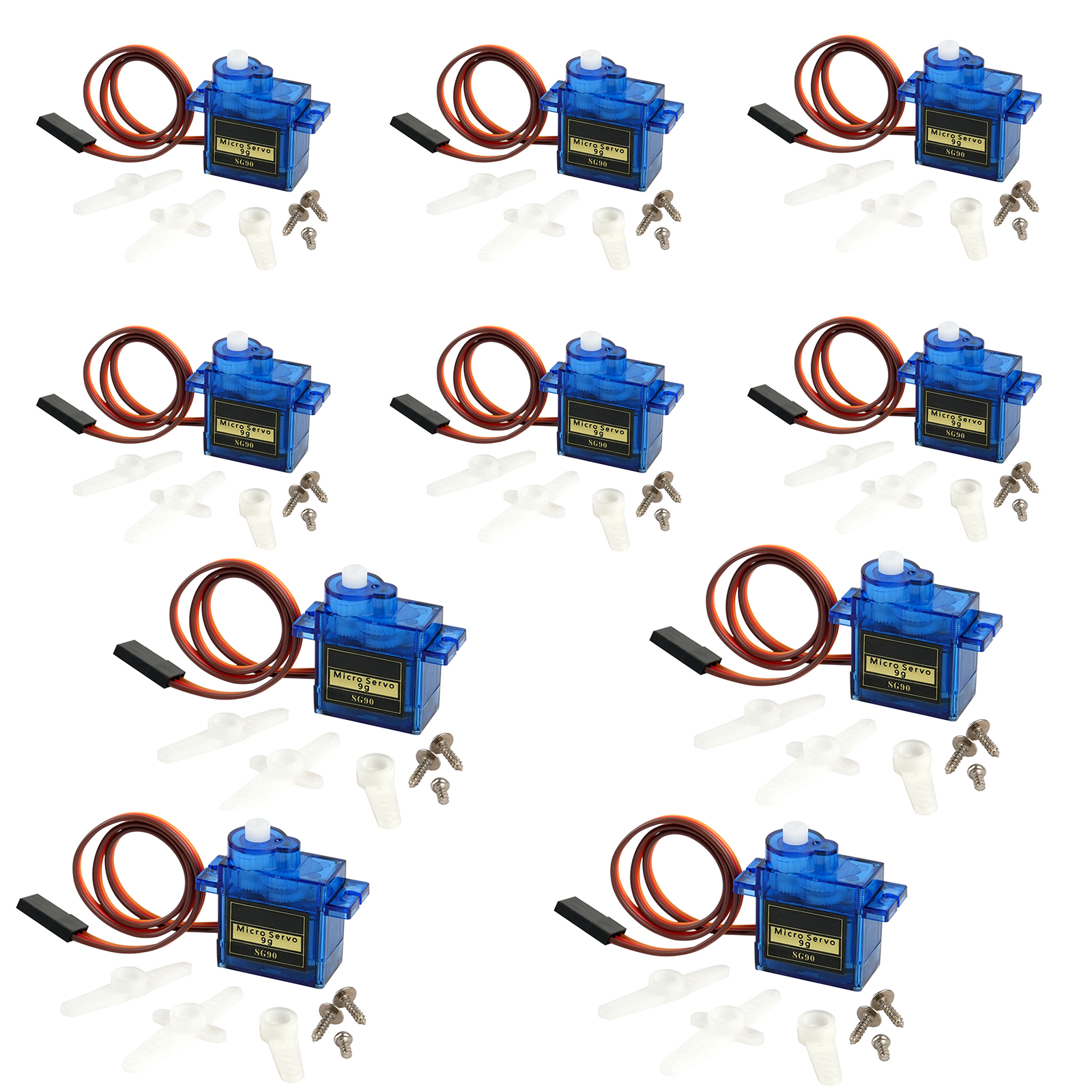 1/2/5/10pcs SG90 Servo Motor M - Kids Toys Remote Car 评论和价格