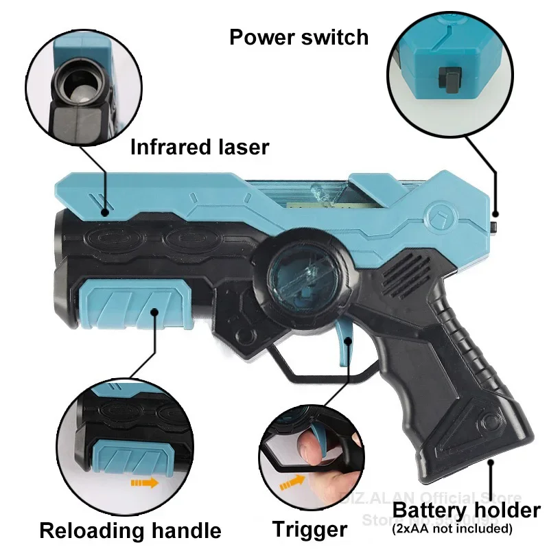 Infrared Toy Guns Play Set kid - Laser Tag Set Kids 评论和价格