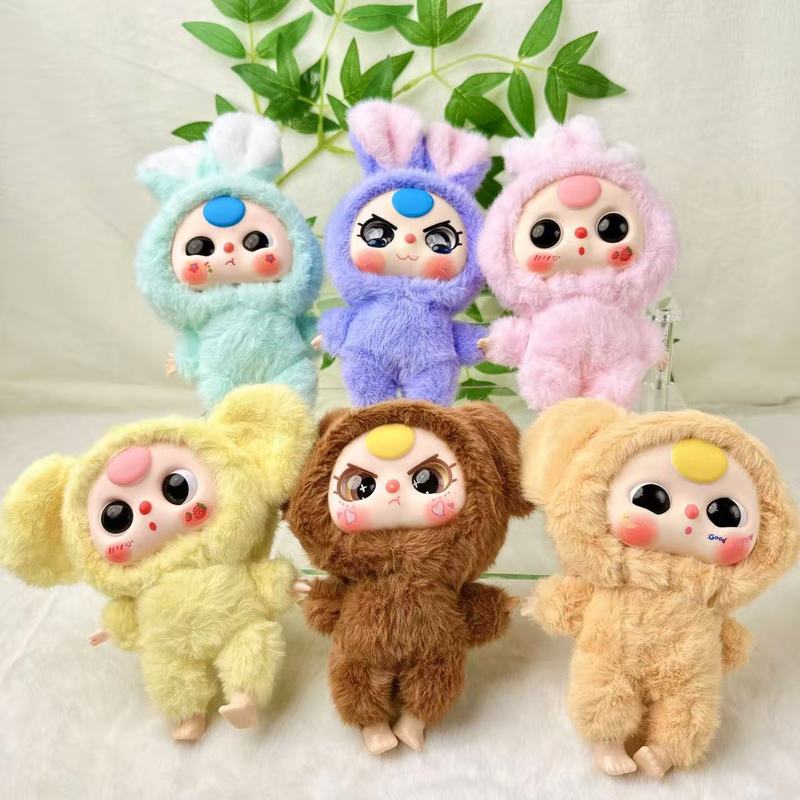 Cute Fluffy Mini Plush Vinyl F - Kids Toys Bag 评论和价格