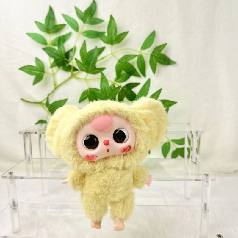 Cute Fluffy Mini Plush Vinyl F - Kids Toys Bag 评论和价格