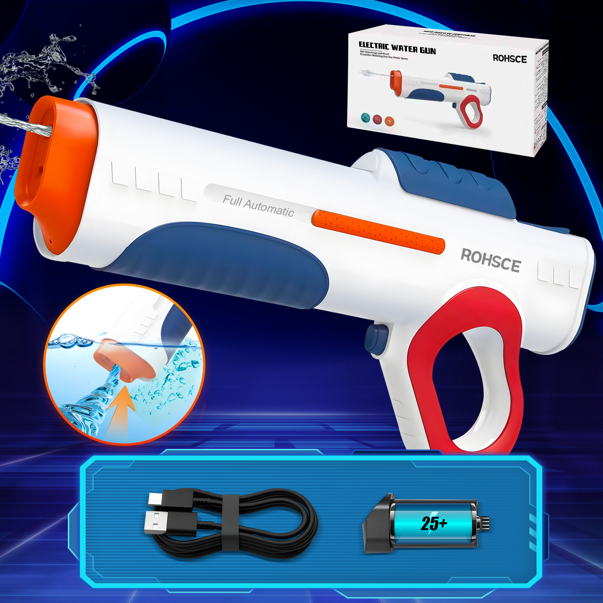 Electric Water Gun Most Powerf - Kids Toys Deals 评论和价格