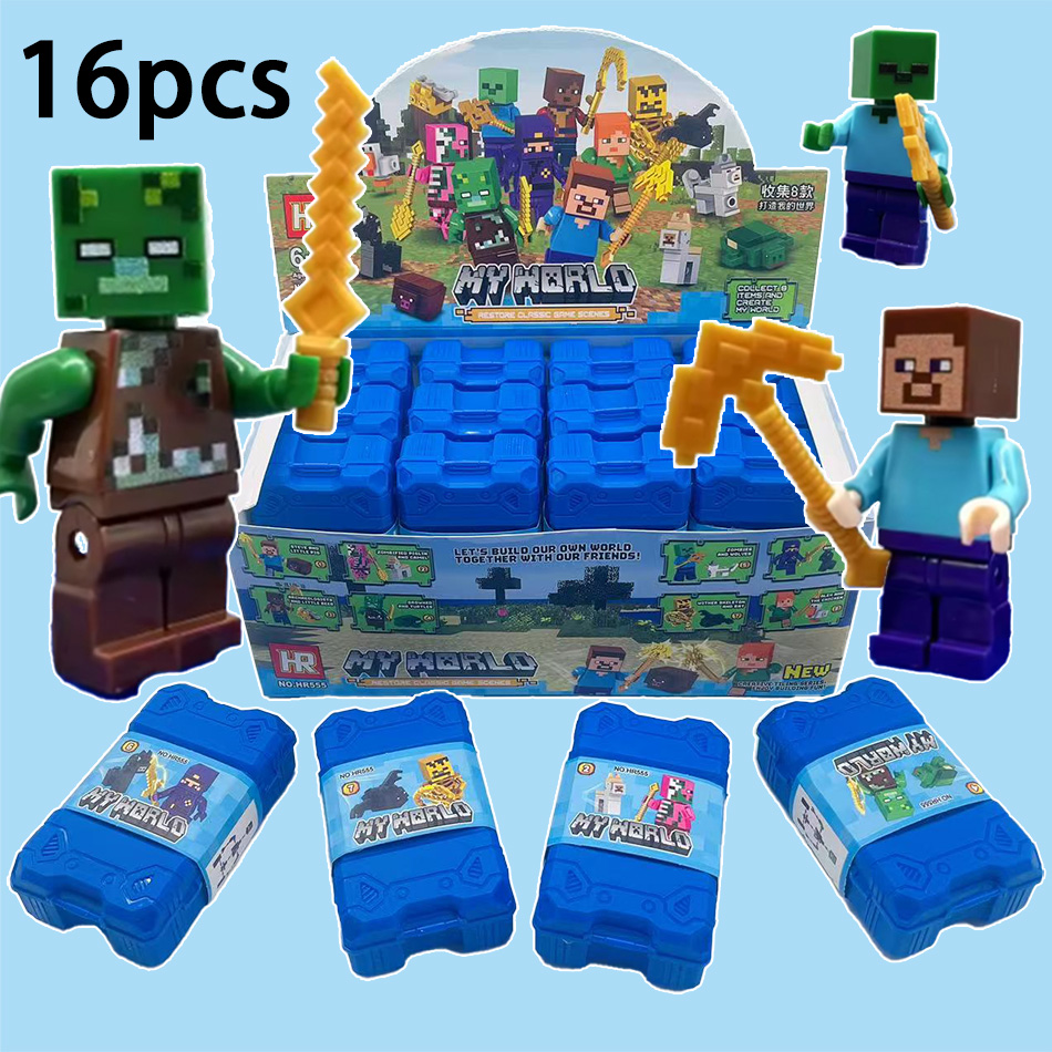 16pcs Anime My World Figure Ac - Kids Toys Deals 评论和价格