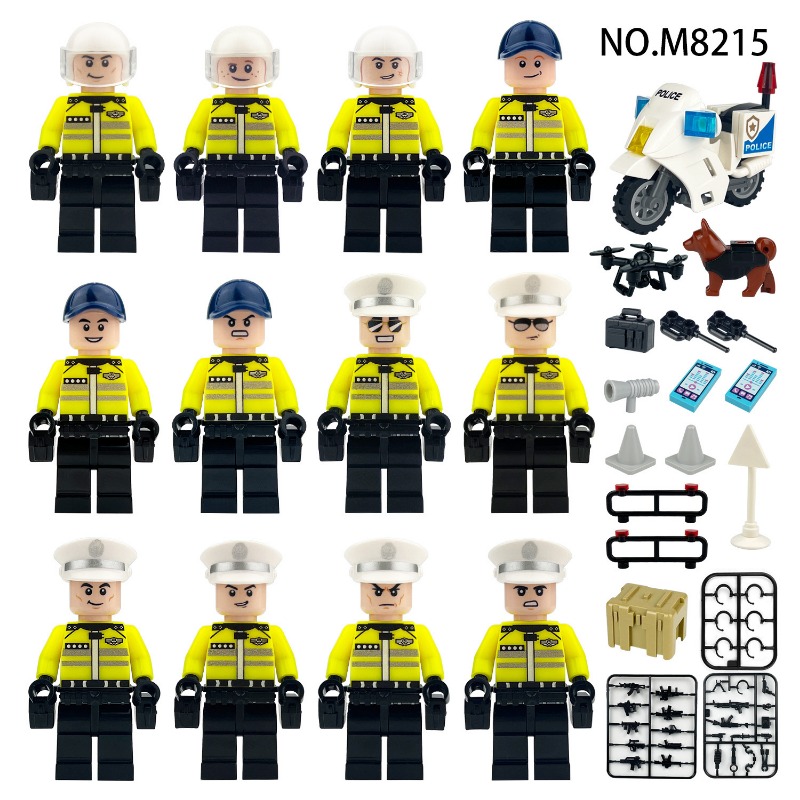 Trafficpolicebrigademiniature8 - Kids Toys Deals 评论和价格