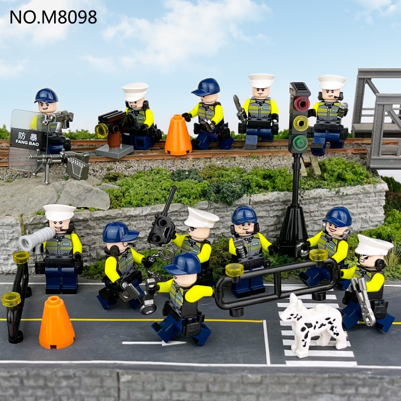 Trafficpolicebrigademiniature8 - Kids Toys Deals 评论和价格