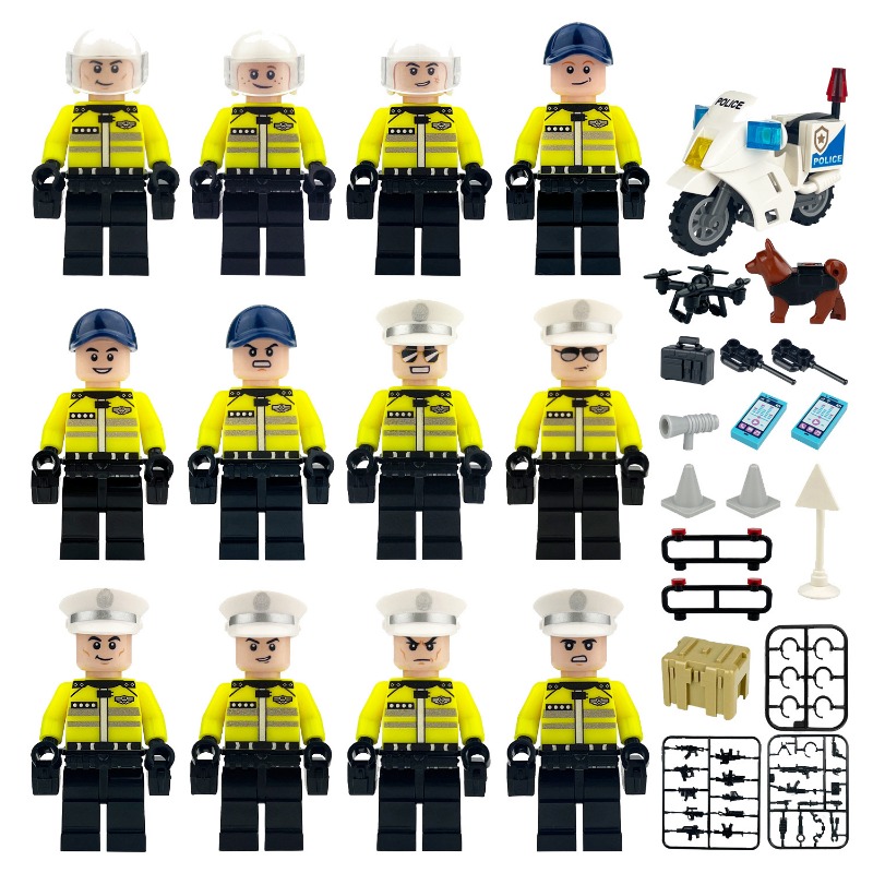 Trafficpolicebrigademiniature8 - Kids Toys Deals 评论和价格