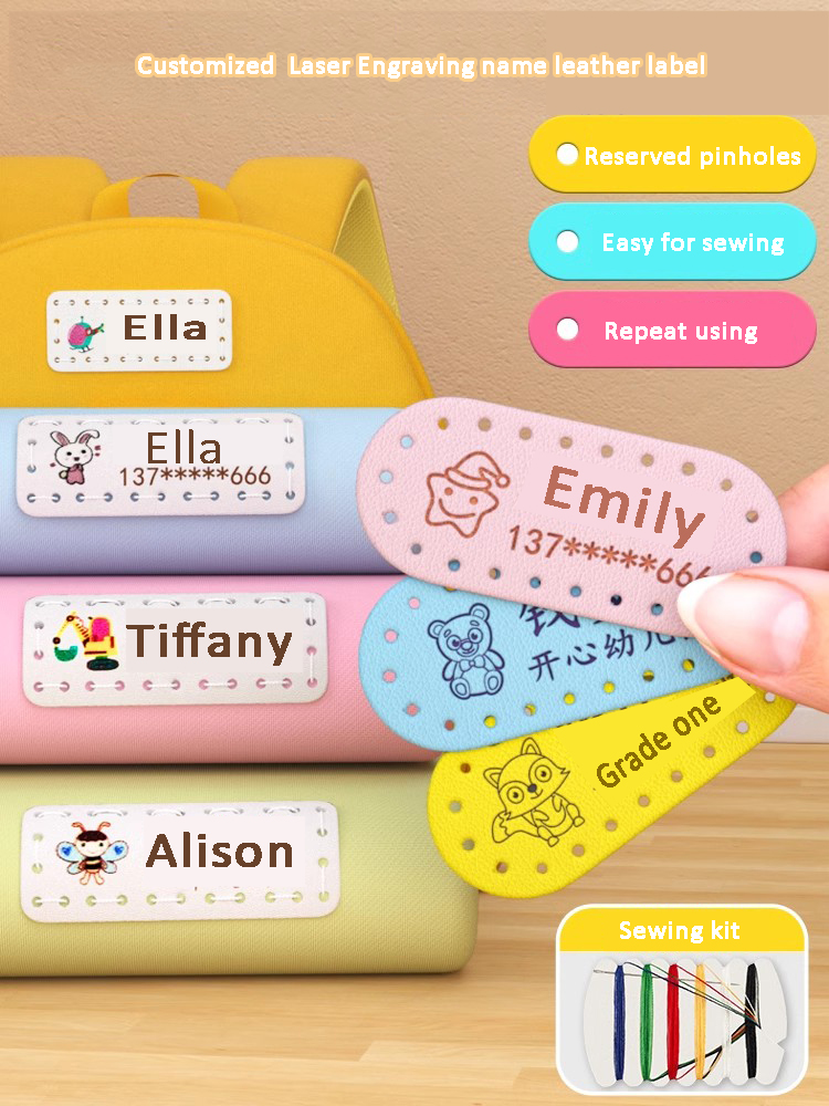 Customized Name Leather Label  - Laser Tag Set Kids 评论和价格