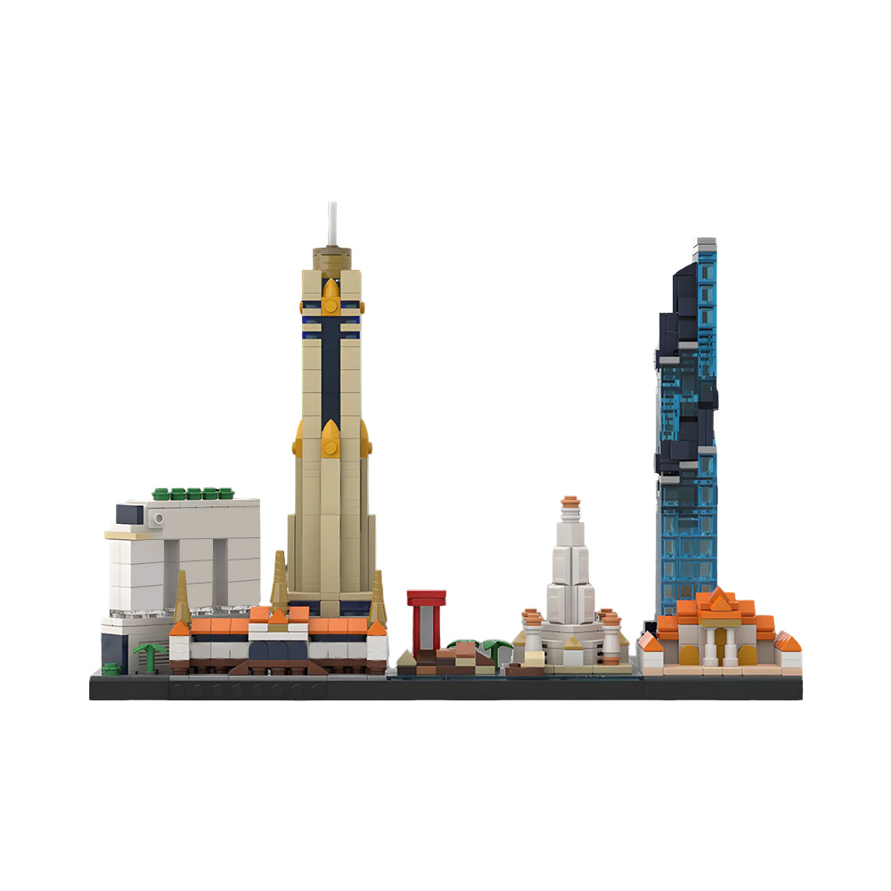 Gobricks MOC Bangkok Skyline B - Kids Toys Bangkok 评论和价格