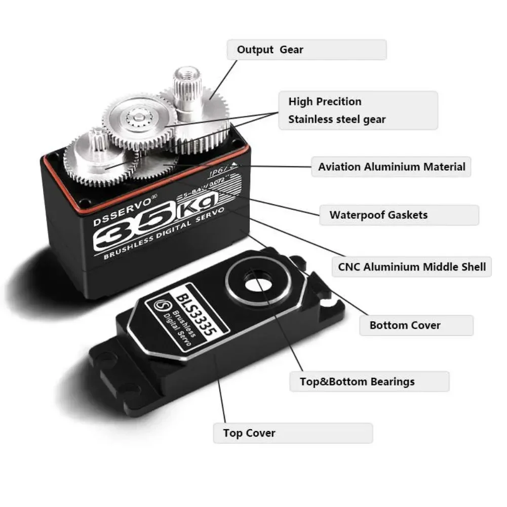 35KG BLS3335 Digital Servo Mot - Kids Toys Remote Car 评论和价格