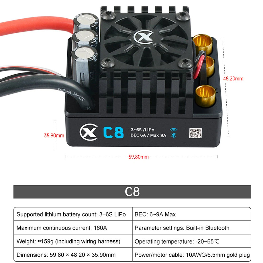Brushless ESC XC-ESC C12 C10 C - Kids Toys Remote Car 评论和价格