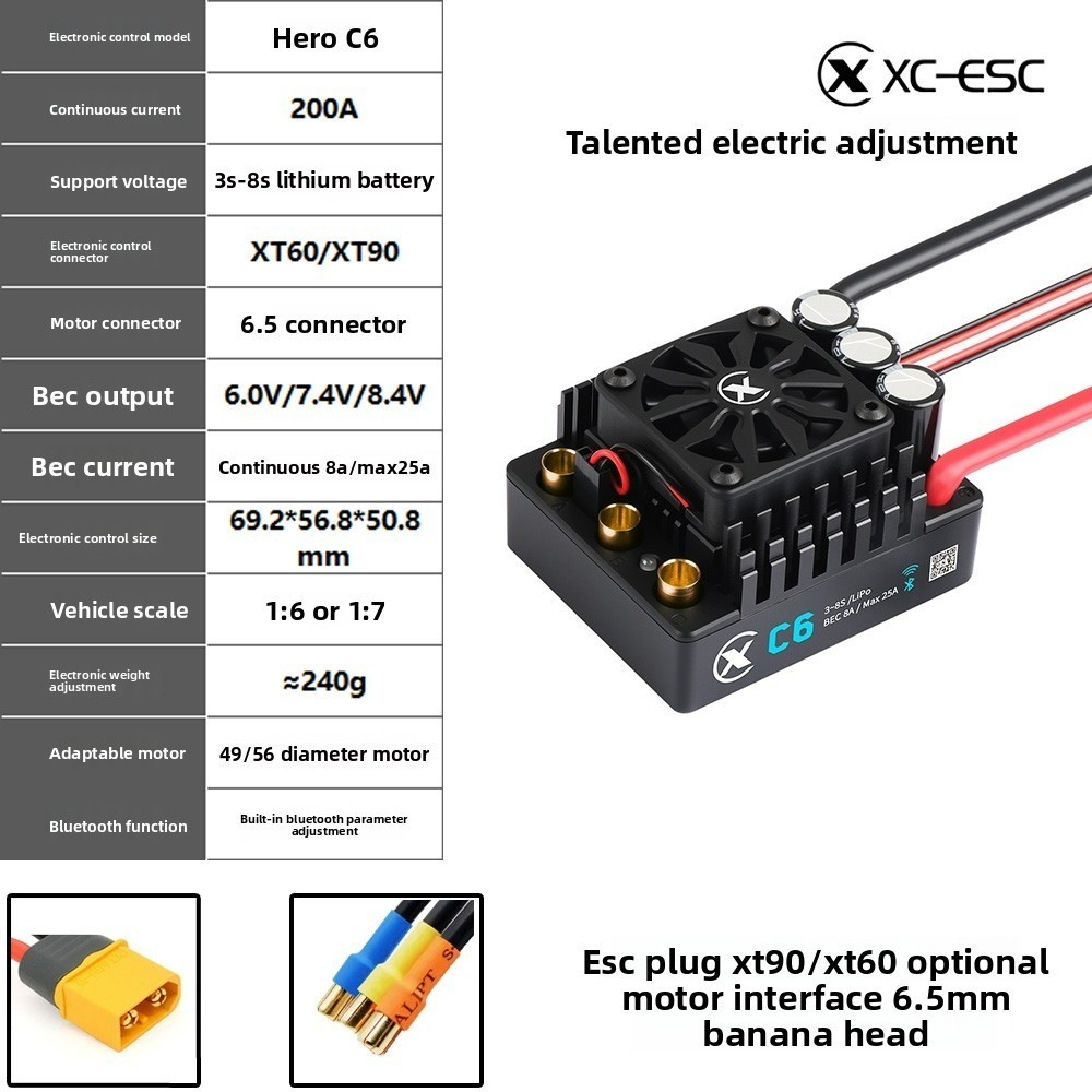 Brushless ESC XC-ESC C12 C10 C - Kids Toys Remote Car 评论和价格