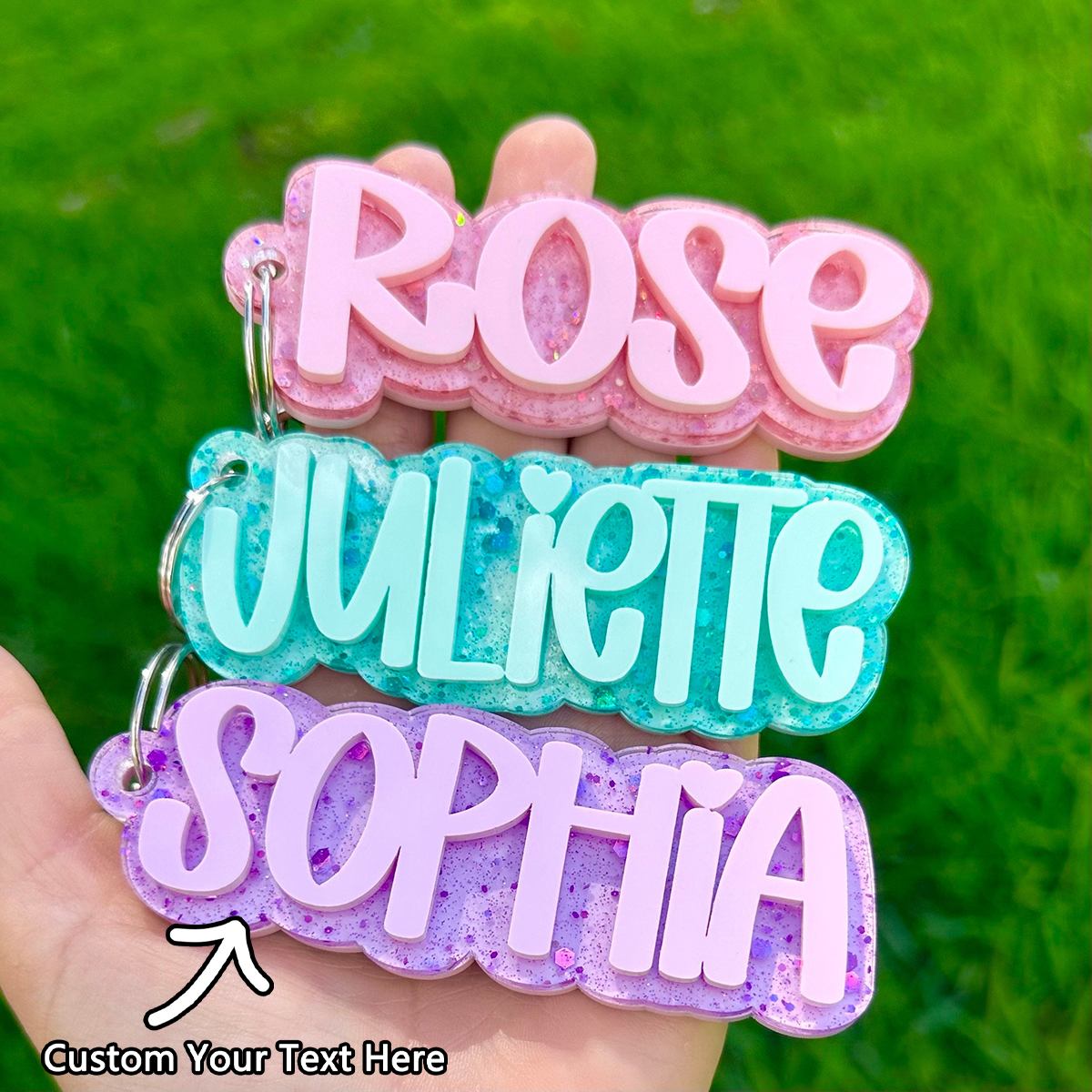 Personalized Keychain/ Acrylic - Laser Tag Set Kids 评论和价格