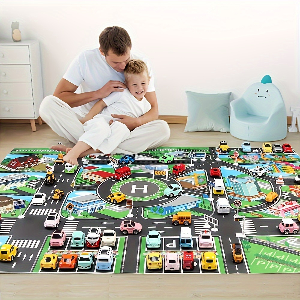 1pc, City Traffic Play Mat, La - Kids Toys Car 评论和价格