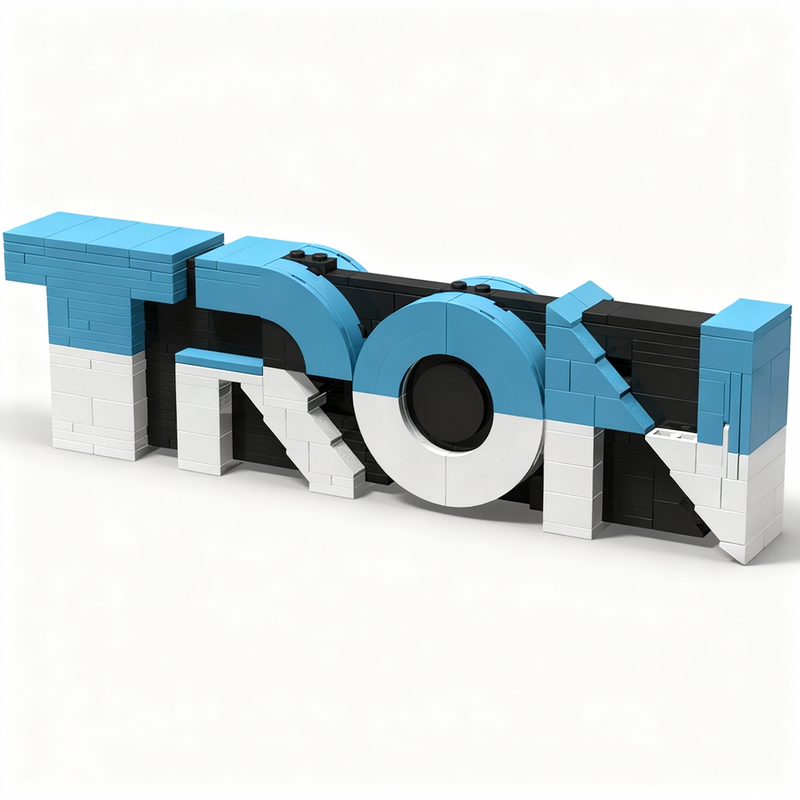 328pcs MOC Tron Logo Disneieny - Kids Toys Logo 评论和价格