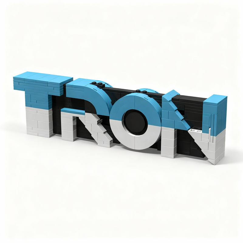 328pcs MOC Tron Logo Disneieny - Kids Toys Logo 评论和价格