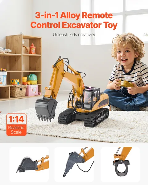 Remote Control Excavator Toy 1 - Kids Toys Channel 评论和价格