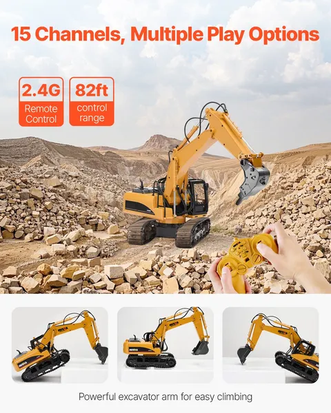 Remote Control Excavator Toy 1 - Kids Toys Channel 评论和价格