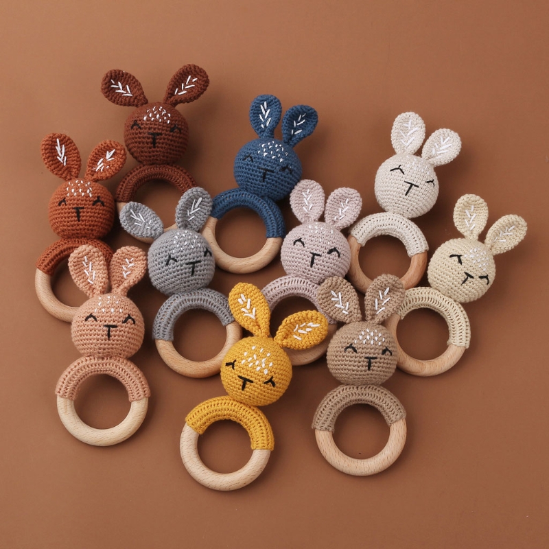 Bunny Baby Wooden Teether Croc - Kids Toys Logo 评论和价格