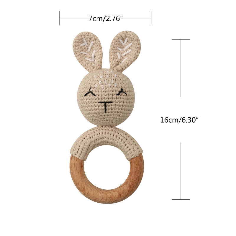 Bunny Baby Wooden Teether Croc - Kids Toys Logo 评论和价格