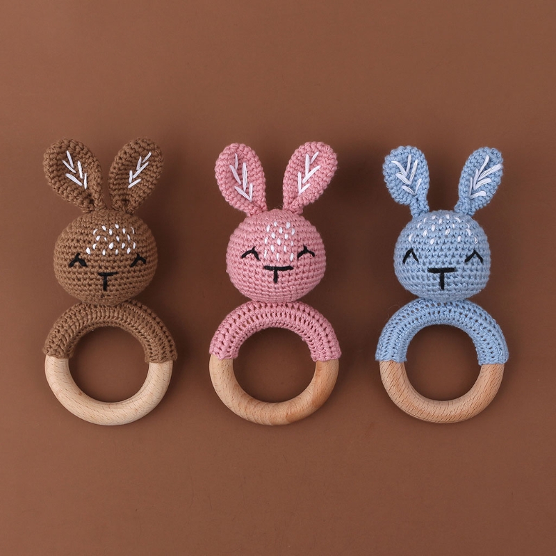 Bunny Baby Wooden Teether Croc - Kids Toys Logo 评论和价格