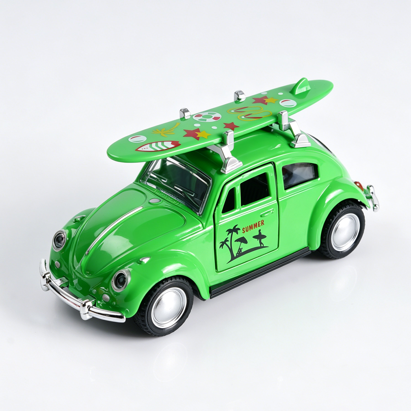 Retro Green Beetle Diecast Car - Kids Toys Car 评论和价格