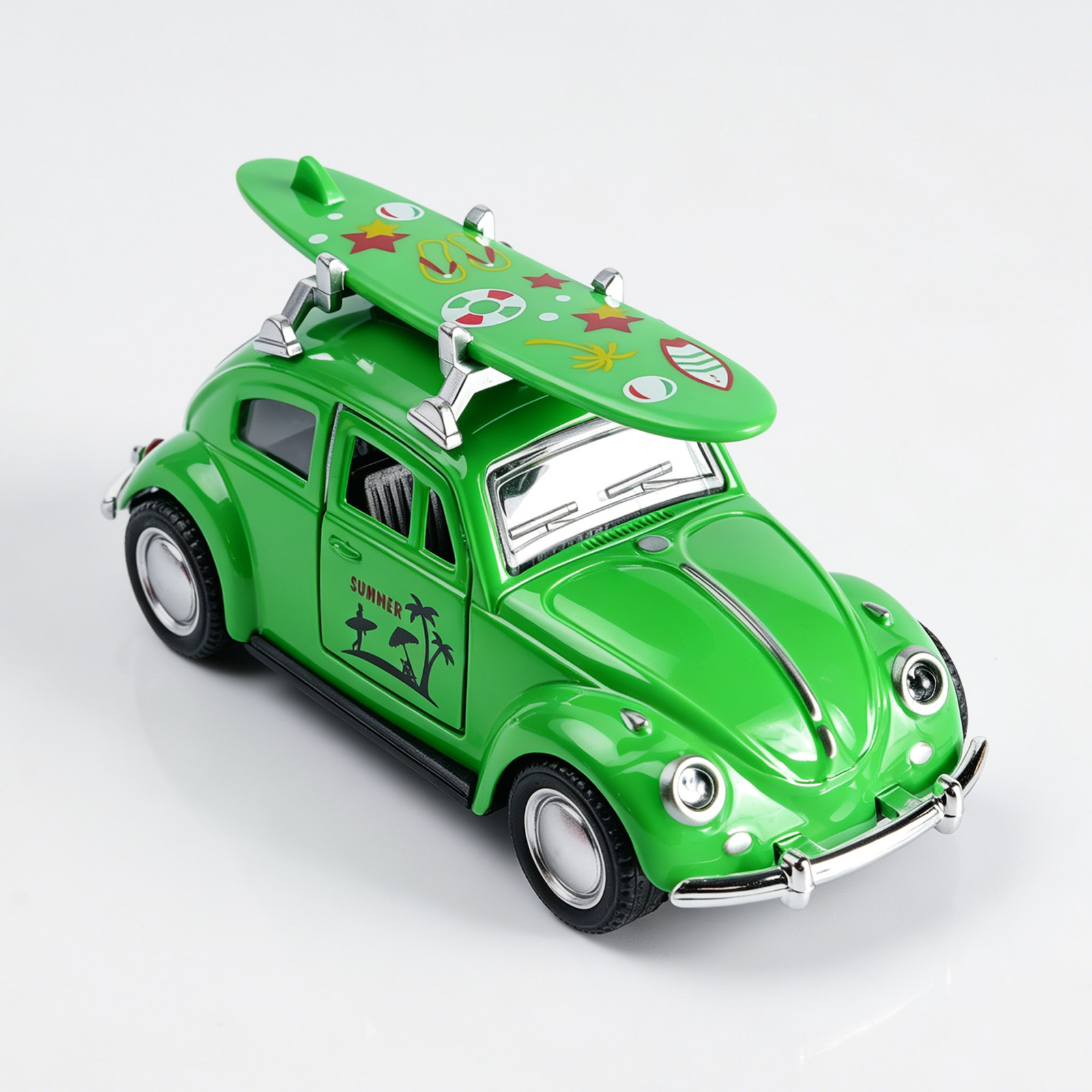 Retro Green Beetle Diecast Car - Kids Toys Car 评论和价格