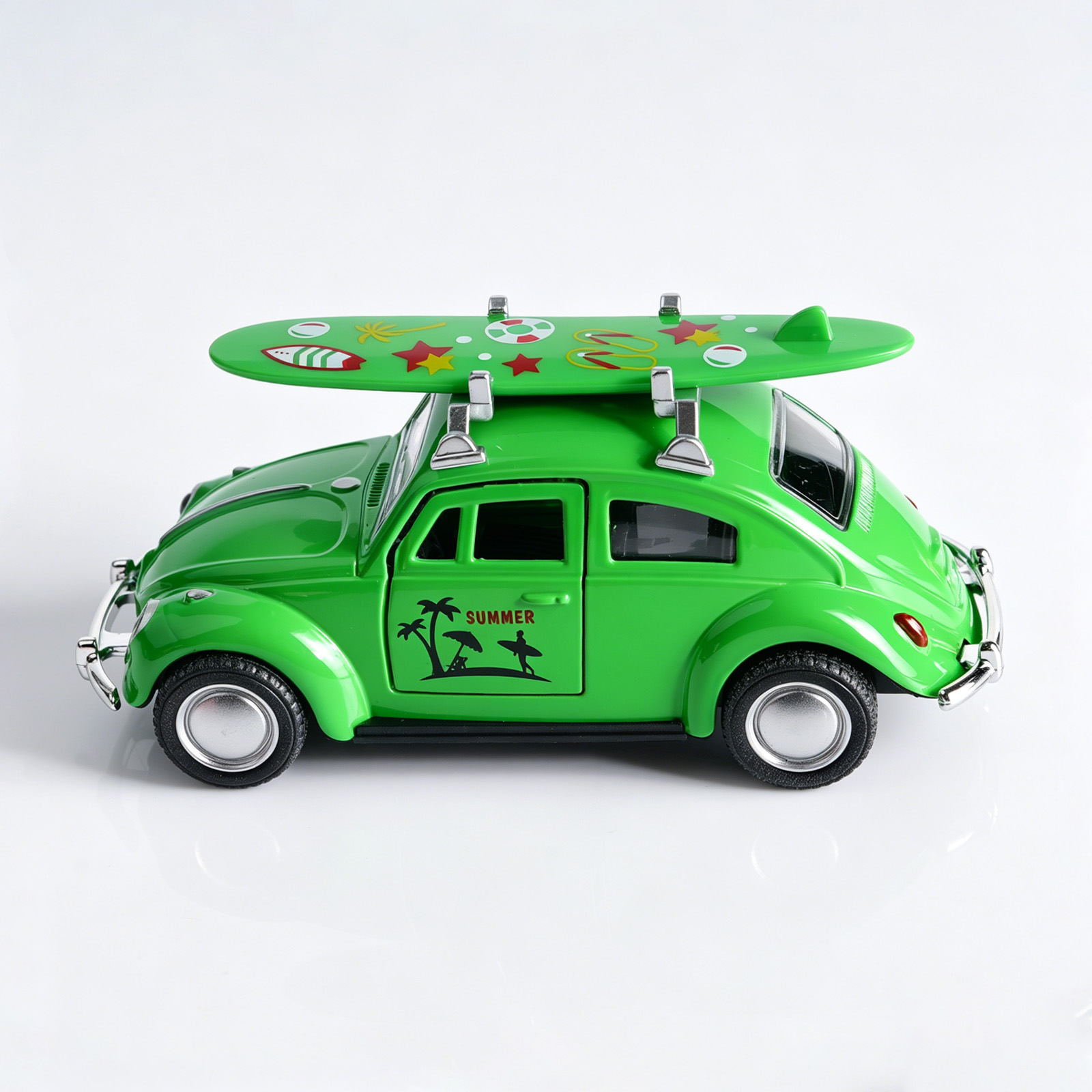 Retro Green Beetle Diecast Car - Kids Toys Car 评论和价格