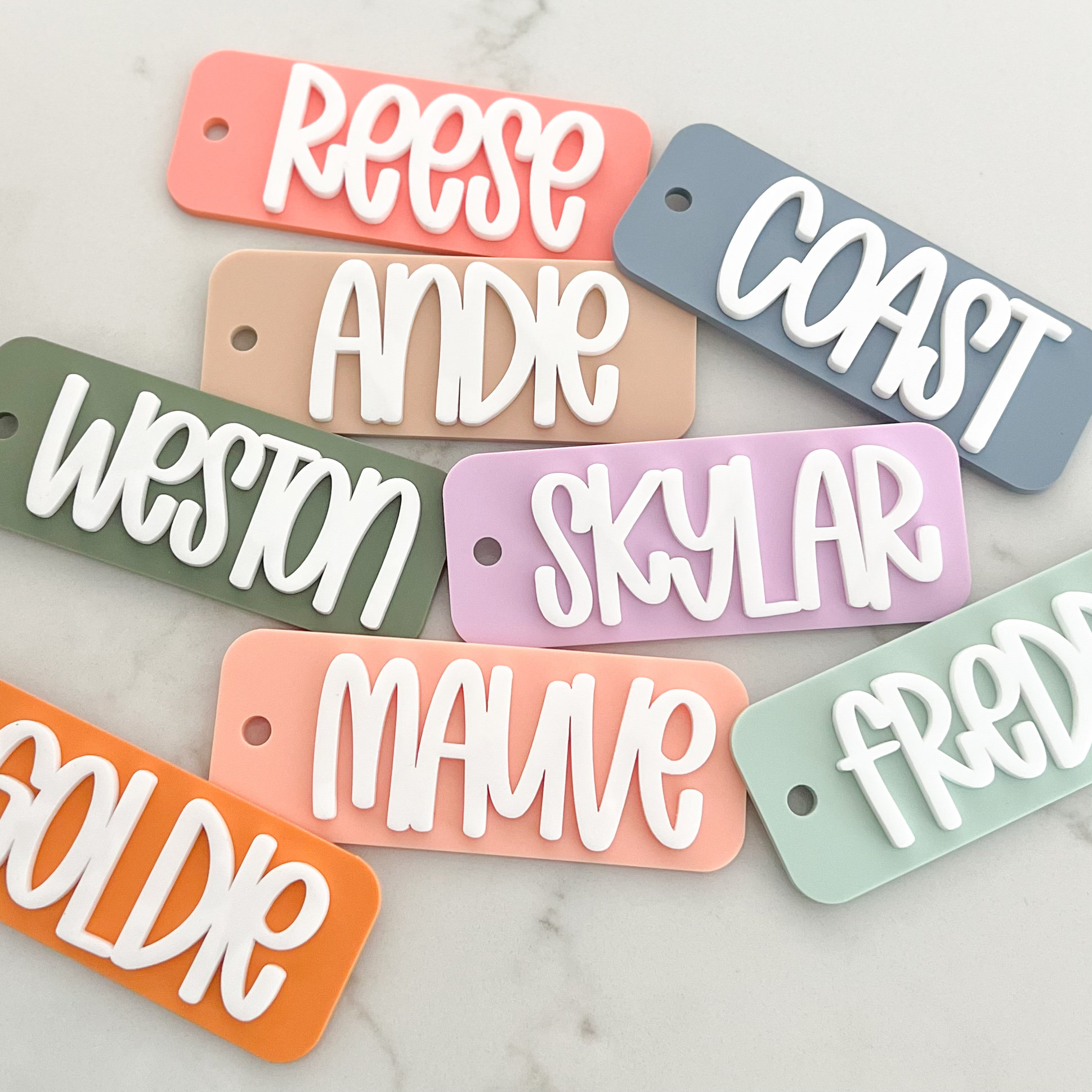 Acrylic Bag Tag Keychain 3D Ba - Laser Tag Set Kids 评论和价格