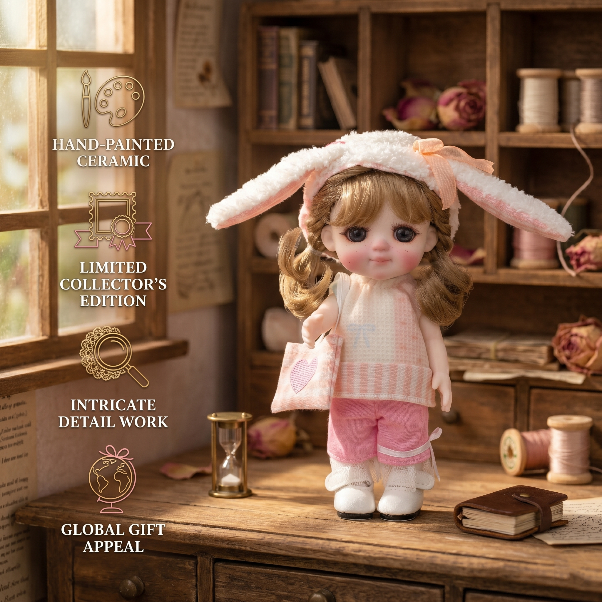Cloveray 6Inch Cute Ceramic Do - Top Kids Xmas Toys 评论和价格